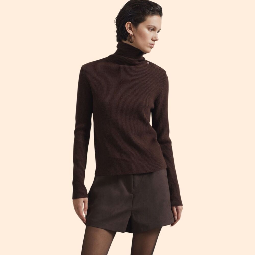 Frankie Shop Devar Turtleneck Sweater